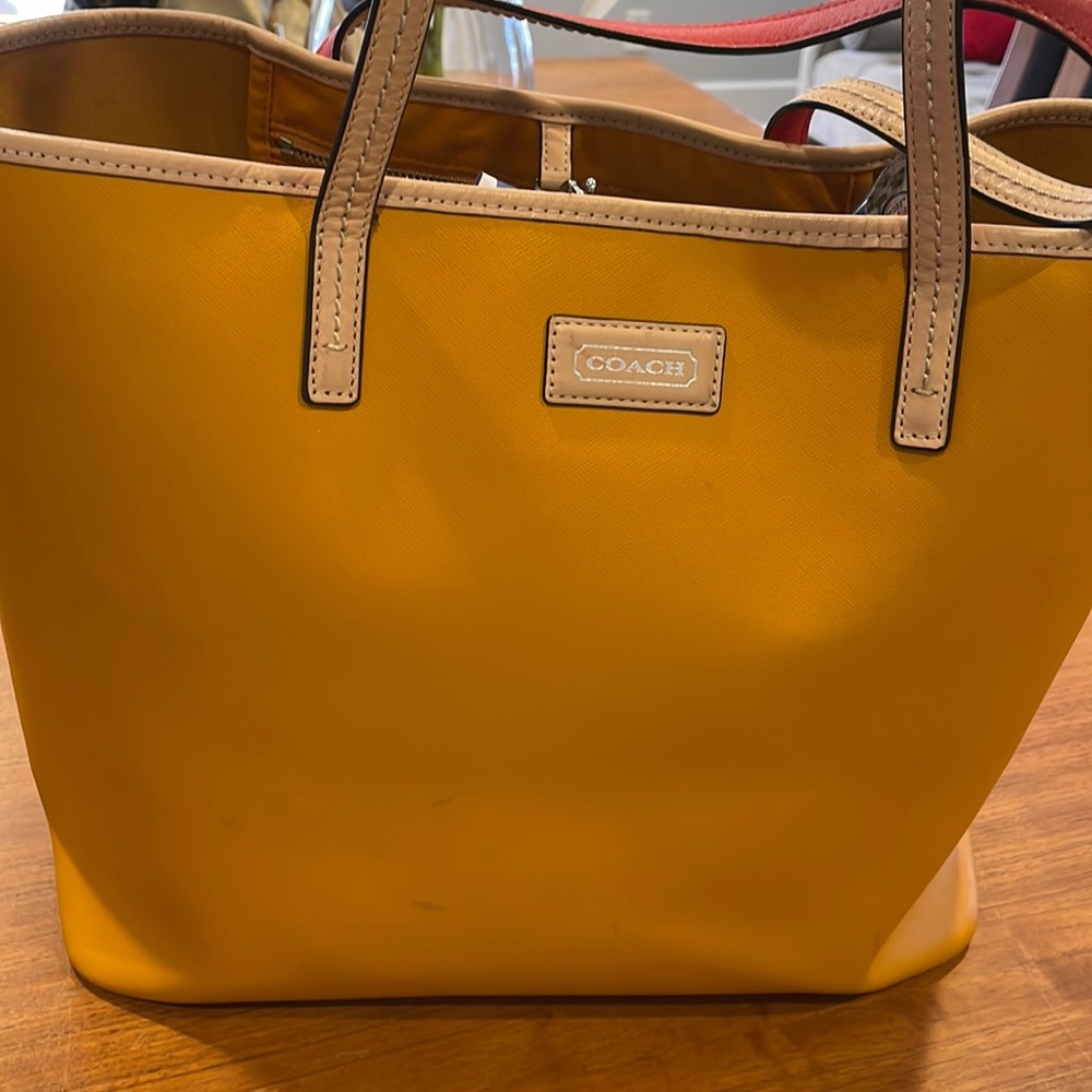 Coach tote handbag